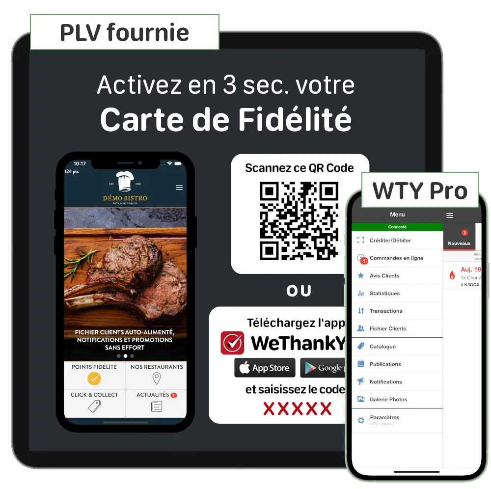 Carte de fidélité dématérialisé pour gagner des clients sans efforts